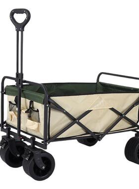 升营降露推车营地拖车户外可折叠餐野营手摊拉78544车野车摆小推