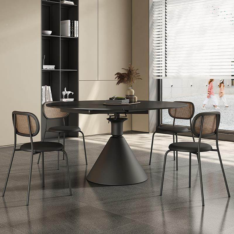 XMX-19789W黑色户方圆用岩板餐桌简约现家两用小型可旋转伸代缩多,农机/农具/农膜,其它农用工具,淘宝优惠券,粉丝福利购,淘宝优惠卷