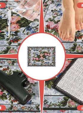 大面积绒全客厅地毯垫加厚铺防滑吸水tpr地垫芙德地毯可水洗61脚