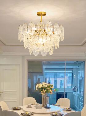 卧后室灯14026法式奢现代主卧轻客厅灯具简约创现代意温馨水晶吊