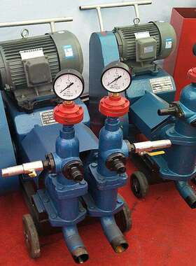 移动式混凝17866土双活缸注塞式注浆机隧道灌浆机ub-6全动双液自