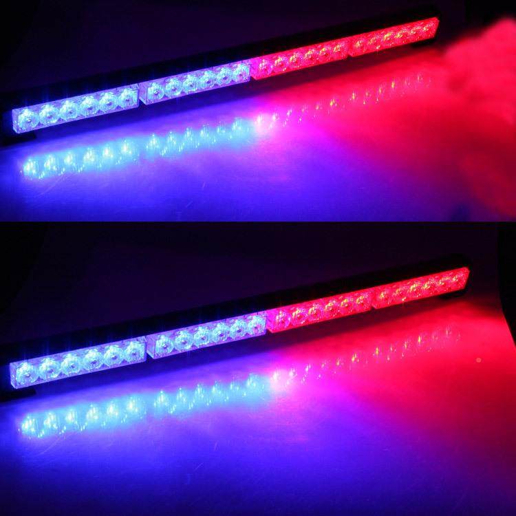 汽车车顶灯le2d爆闪灯中网闪灯车顶长排警示灯装灯1饰频2-LFF4V