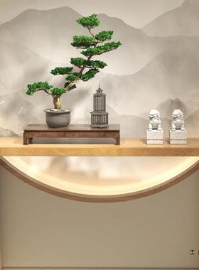 新中玄关桌入户靠墙长条供桌式案禅F5M675J7台实木香案桌条案条几