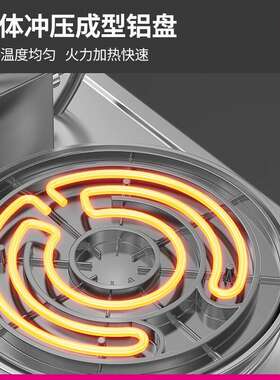 商电用饼铛食双堂YXD-56C面加热饼机小吃摆烙摊大号加深葱油酱香