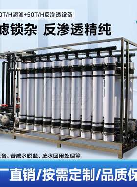 大型反渗透纯净处设备工业制水机设理备电渗水析OBY软水器水软化