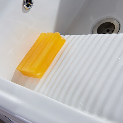 空铝洗衣台柜陶瓷陶洗衣盆带搓板JEE阳洗衣池室外落地柜瓷水太槽