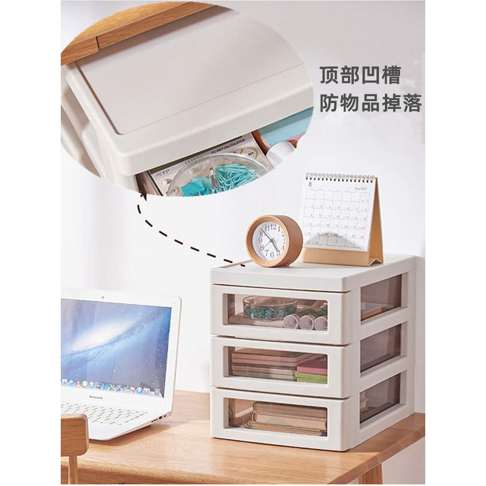 办公桌面收纳盒资料整理分类A4文件柜塑料桌下收纳抽屉式多层新品
