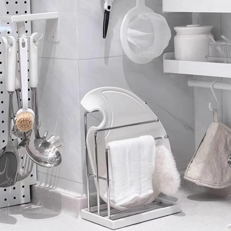 抹布沥架房家用厨6e72f5d2水用品水槽台面海绵碗布毛巾收洗纳整理