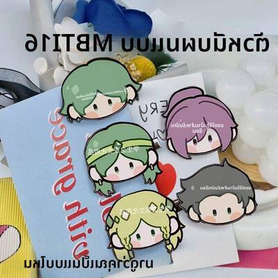 MBTI16型人格发夹INFJ INTP可爱少女侧边夹学生网红卡通碎发夹礼