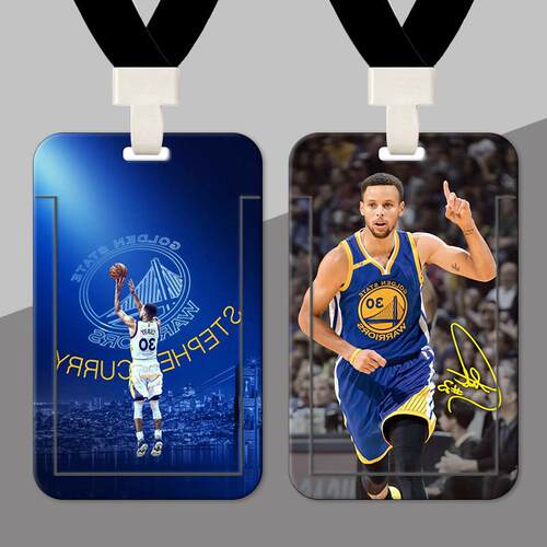 NBA周边stephen curry 斯蒂芬 库里卡套校园证件保护挂绳八达通