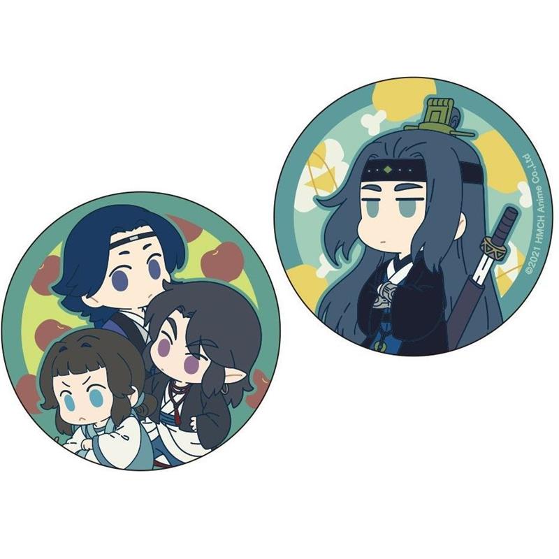 罗小黑战记21世纪伊国书屋蓝溪镇三人组吧唧无限老君全套qqr徽章