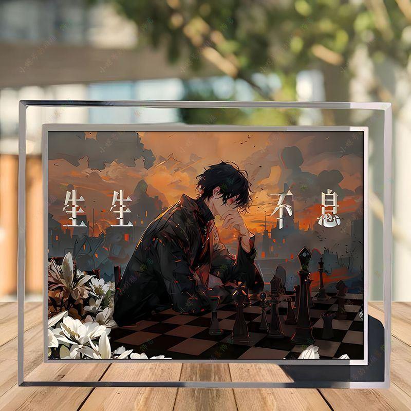 十日终焉齐夏陈俊南周边吧唧水晶玻璃相框桌面摆台摆件送朋友闺蜜