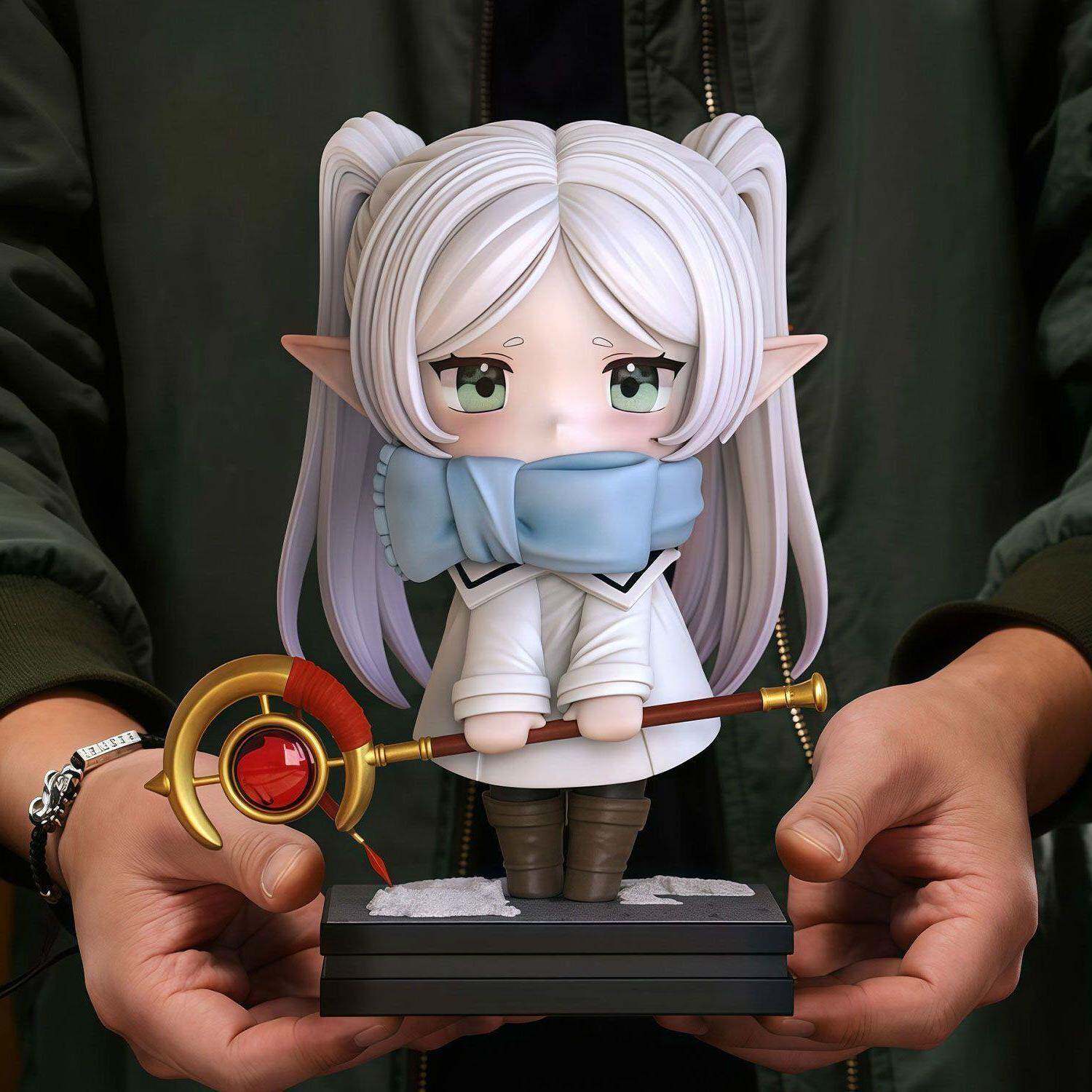 Q版冬装 芙莉莲日版动漫手办潮玩模型桌面电脑摆件生日礼物