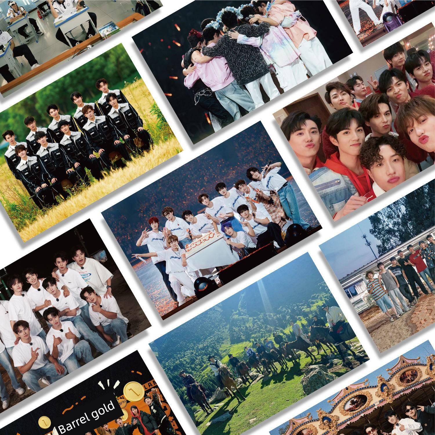 十个勤天明信片十个勤天新集体明信片10*15cm线下周边种地吧物料5