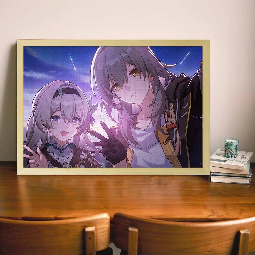 二次元动漫拼图流萤木质相框周边崩坏星穹铁道手工益智生日礼物