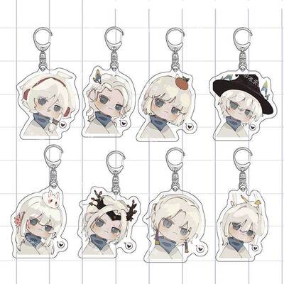 光遇游戏歪头杀周边钥匙扣巫师白鸟可爱卡通挂件学生书包创意装饰