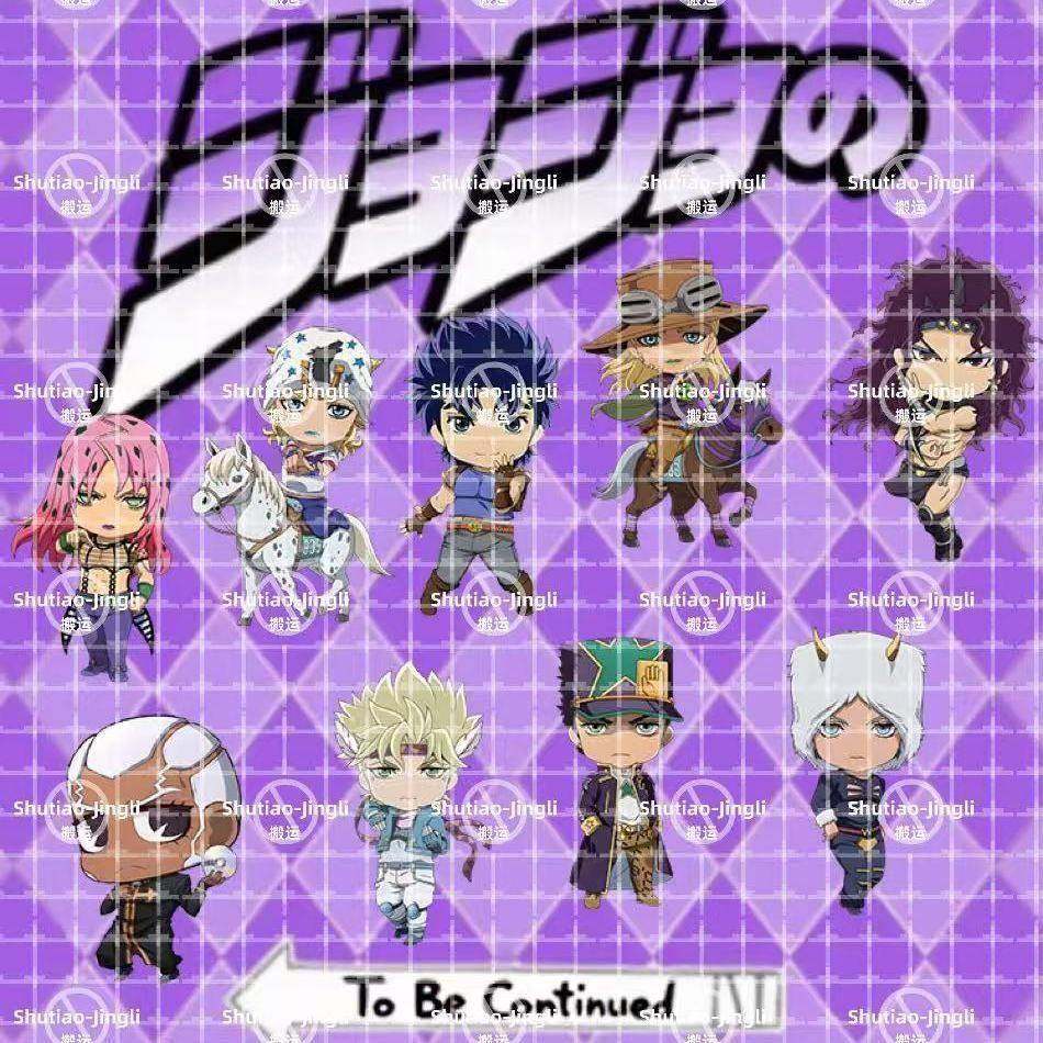 新款JOJO的奇妙冒险乔斯达亚克力钥匙扣挂件 动漫周边来图定制