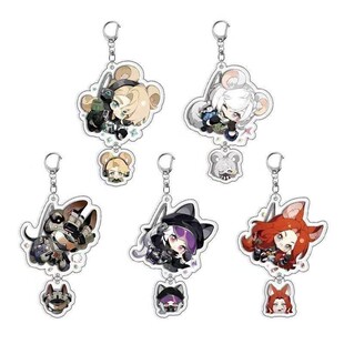 三角洲行动周边可爱压克力钥匙扣挂件蜂医骇爪疾风露娜威龙收藏