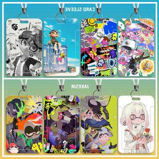 游戏斯普拉遁3周边滑盖卡套饭卡公交卡膜身份证收纳壳保护套校卡