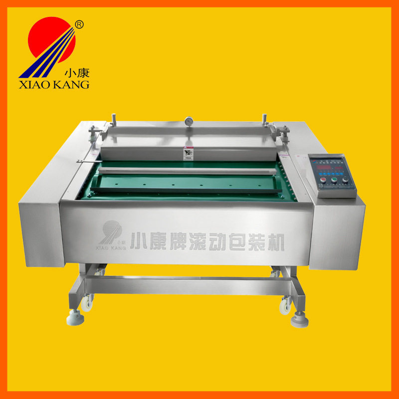 全自动熟食猪脚真空打包机 连续滚动真空包装机 玉米鸭蛋封口设备