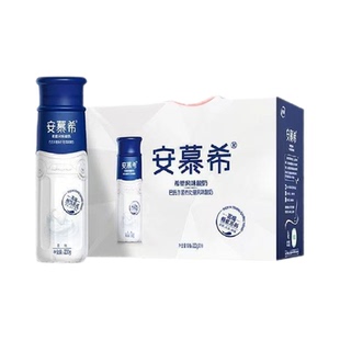 1月安慕希高端畅饮希腊风味酸奶原味230g*10瓶装正品