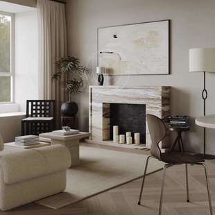 北欧大理石玄关设计师轻奢底座展台入户走廊玄关台边几角几餐桌