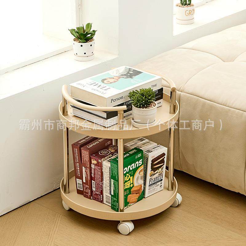 卧室收纳塑料PP落地小推车可移动摆件床头柜带轮置物架多层收纳,3C数码配件,USB灯,淘宝优惠券,粉丝福利购,淘宝优惠卷