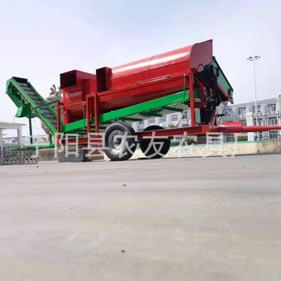 打长机花生秧用果分离机牵引式LNC干农湿两花生摘果机用秧果果分