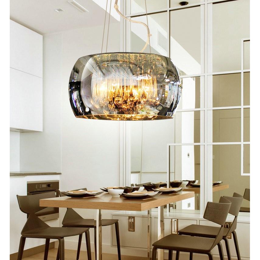 厂家应北欧现代供约LED客厅餐厅CH320吊卧室灯简别墅酒店玻璃罩水