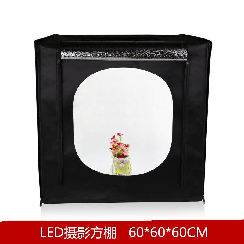 厂E家供应 LD摄 影棚套装 小摄影方棚60800CM亮型盒亮棚带便携包