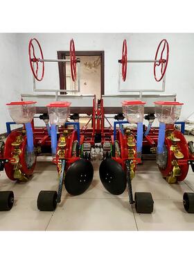 毛豆种机东新型小植四北轮车带玉米花铺生膜播LNP种机高粱精播机