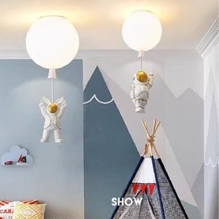 北灯欧创意卧款 室吸顶通儿other童房2022年新太卡空人男女孩房间