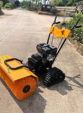 园区小SIH型轮扫雪机 汽油手式式工厂扫雪抛雪机 推市道路扫雪政
