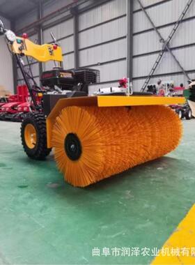 单PQH人手推滚刷式汽油马扫雪6.力耐低温小区物5机业蛟龙除雪机