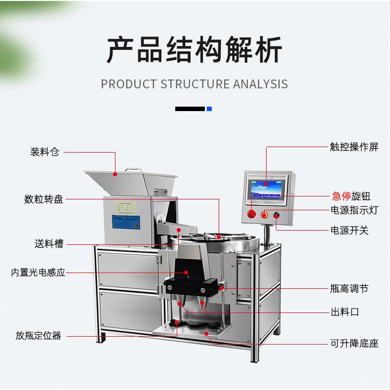 厂家直供SJ-50P囊0小数粒灌装机 保健品288片型剂胶半自动电子数