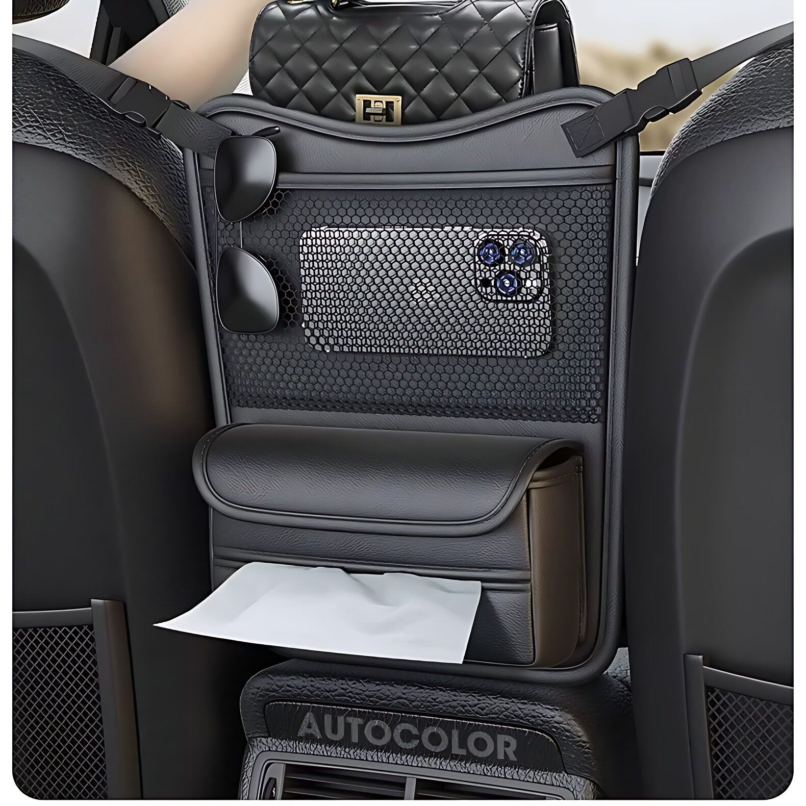 汽车隔离网防儿童前后排隔断小孩车载内座椅中间挡板防护围栏挡娃