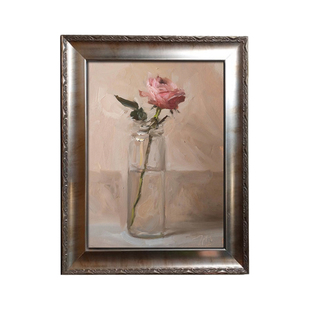 可可的画廊美式法式古典小众定制花卉静物油画挂画餐厅卧室装饰画