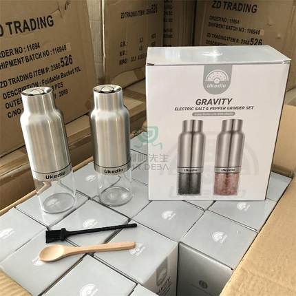 电动重力调料研磨器胡椒海盐花椒研磨罐