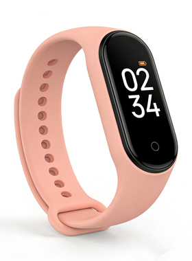 oloey智能手表5G全网通心率监测防水学生运动手表粉色