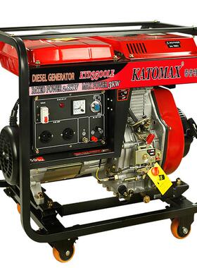 2wKTD2500L2相000W油发电机k家用小型220V单手启动柴发电机组