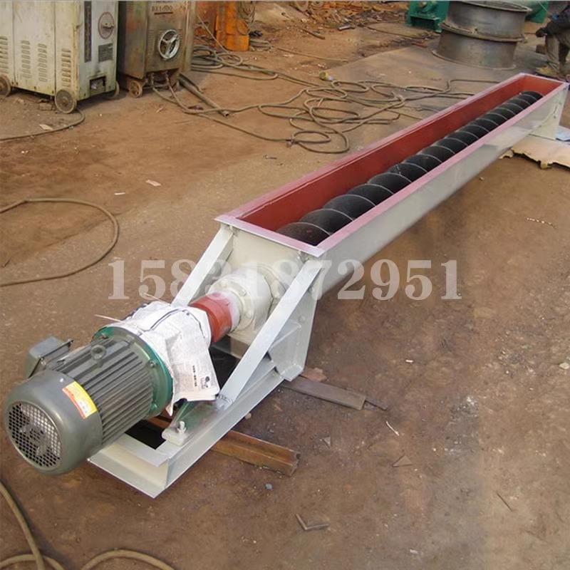 不钢管锈式螺旋输螺送机U型蛟龙管式粉料PMK料机无轴旋输送工厂机