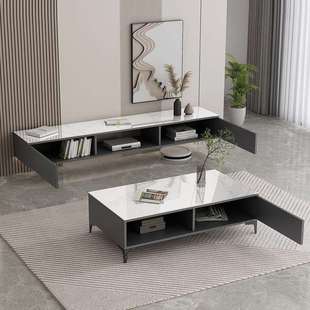 悬空电合视悬柜茶几组现代简约客厅F97H56J9小户型2悬025浮挂电视