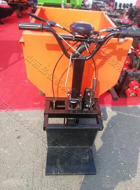 泥小型电动修CXO三轮灰斗车室内装水土壤装载机输楼梯道混凝土运