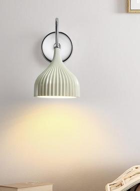 床头壁灯奶油风厅沙设旁法式中发古计师款网红卧室灯具2025JLO新