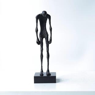 代抽象垂头雕塑板样间现BUE桌面家居茶小几电视柜桌面软装饰品工