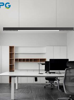 285拼LE2519D灯透镜组商场灯线形盖内板吊装条形灯组合线条灯室接