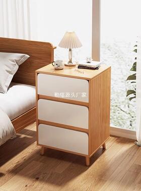 床柜头现柜家用卧室床头CTG02390柜代简柜约床头收纳置物架床边储