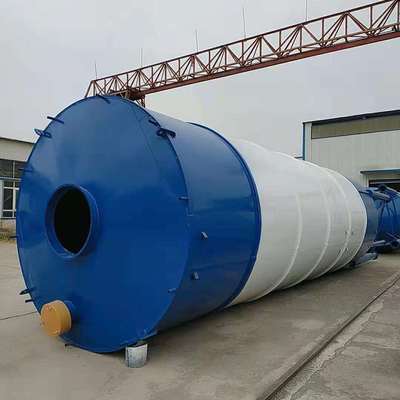80吨泥仓加厚型1站00吨水泥罐建水筑搅拌水泥预100T存罐立式水泥