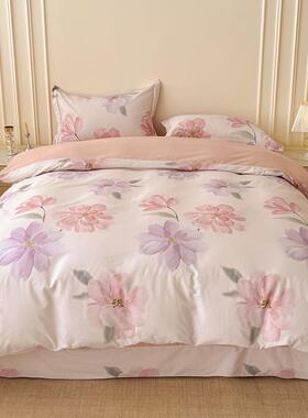 2026新全款棉生态磨肤毛加厚四件套舒适亲裸套睡感床品家纺高MSFd