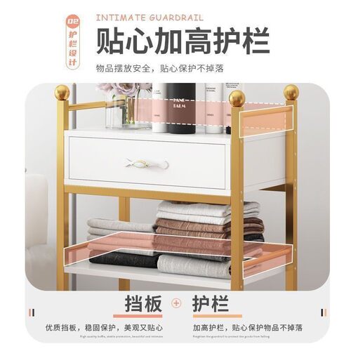 院箫OI44Nc用小推车仪器置物车架设备收纳推多功工能可移动专具车